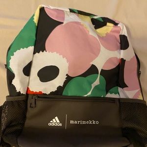 Marimekko Adidas Unikko Flower 20L Backpack. No tags. NEVER used.